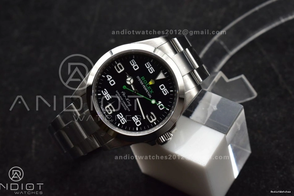Edition 1:1 VS VSF SS Best 509 Black Bracelet 904L on Air-King 126900 Dial SmoothTexture Steel 0816